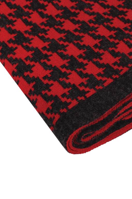 Anthracite Red Blanket - 3