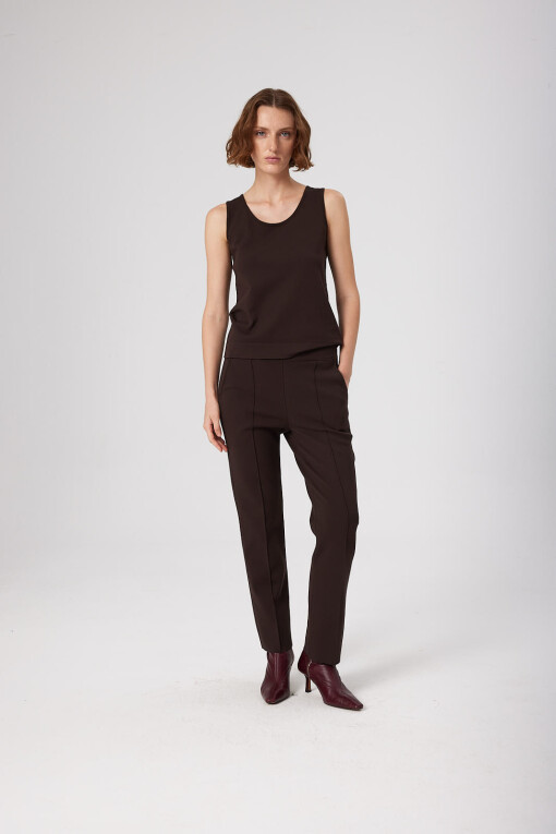 Bitter Ribbed Stitched Women's Pants 