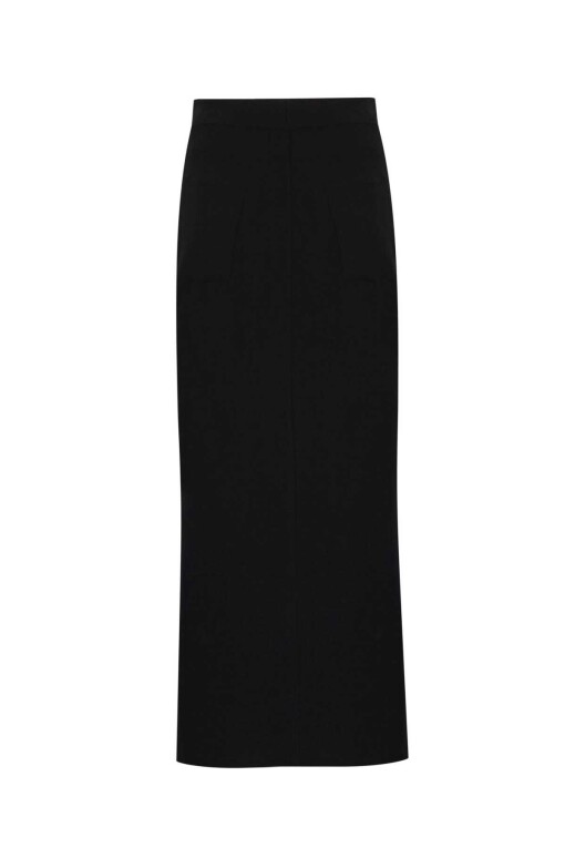 Black Knitwear Skirt - 8