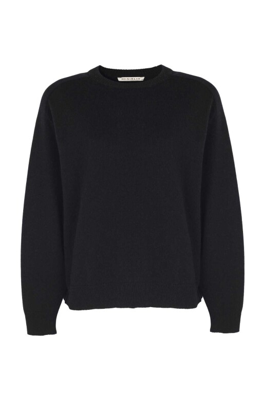 Black Knitwear Sweater - 3