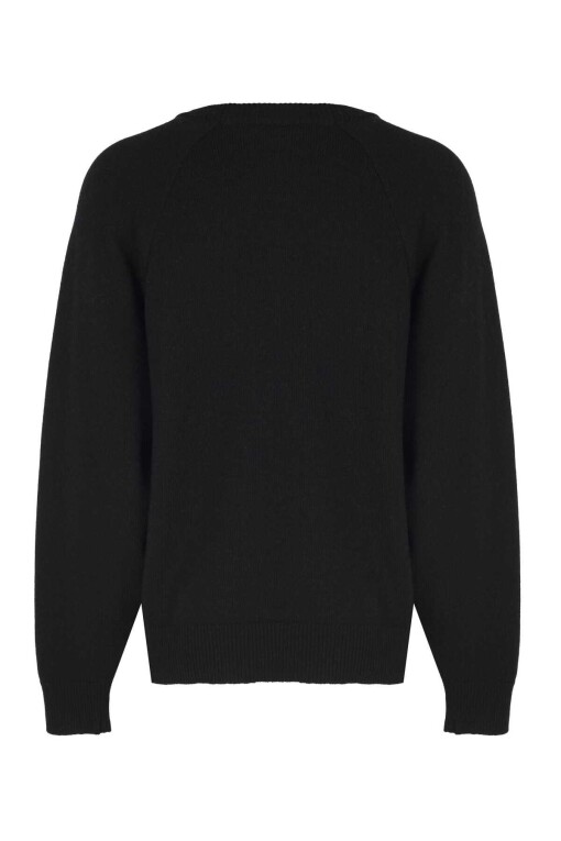 Black Knitwear Sweater - 4
