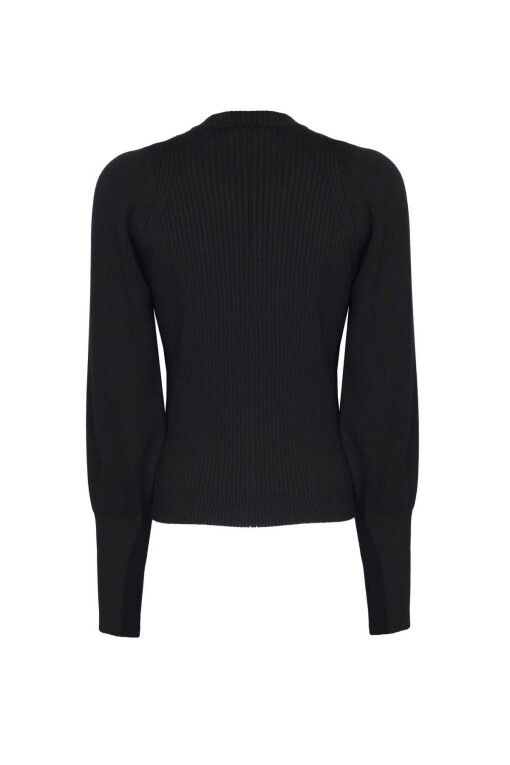 Black Long Sleeve Sweater - 5