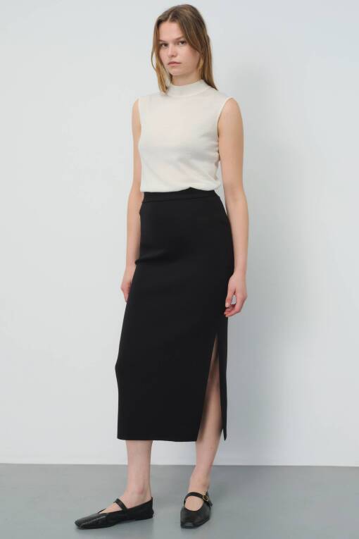 Black Pencil Skirt - 1