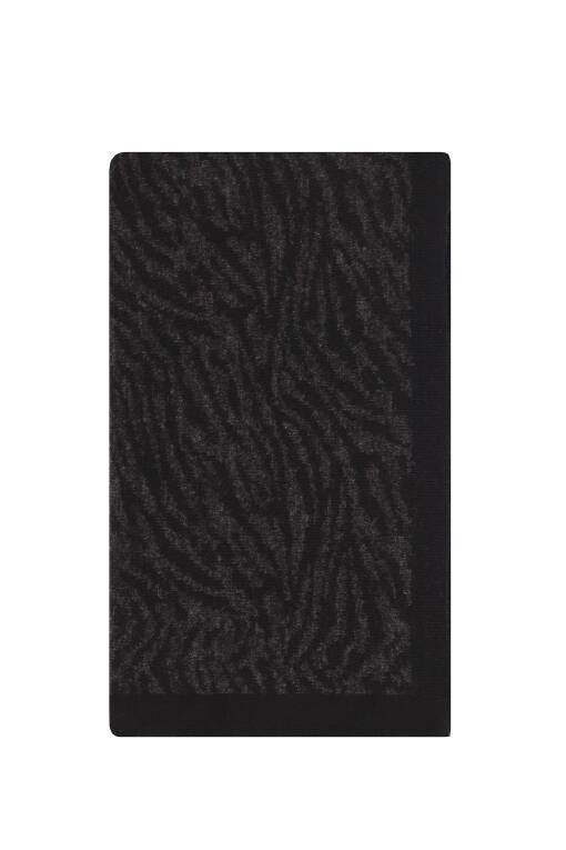 Blanket in Black and Anthracite Color - 1