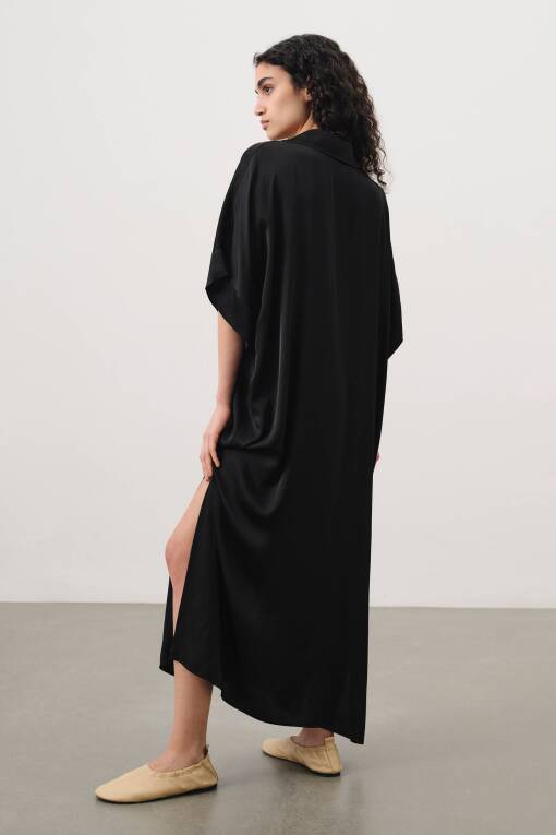 Uzun Siyah Elbise - 2