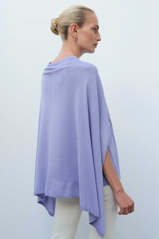 Lilac Cape Sweater - 2