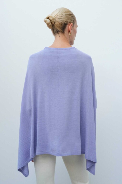 Lilac Cape Sweater - 3