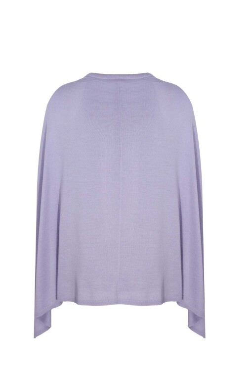 Lilac Cape Sweater - 5