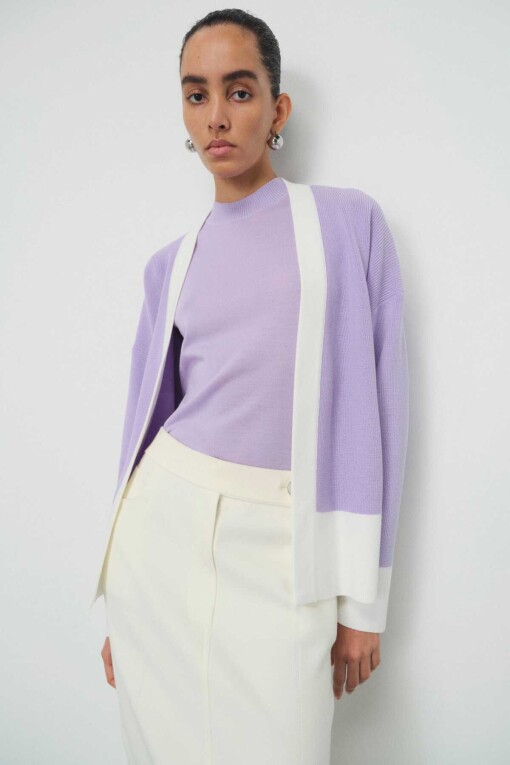 Lilac Cardigan - 1