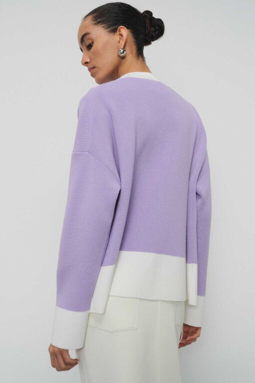 Lilac Cardigan - 5