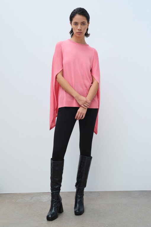 Pink Cape Sweater 
