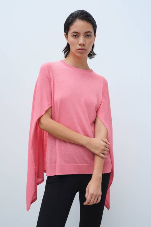 Pink Cape Sweater - 2
