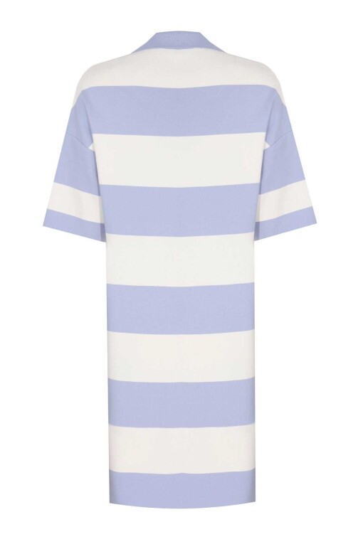 Polo Collar Lilac Tunic - 5