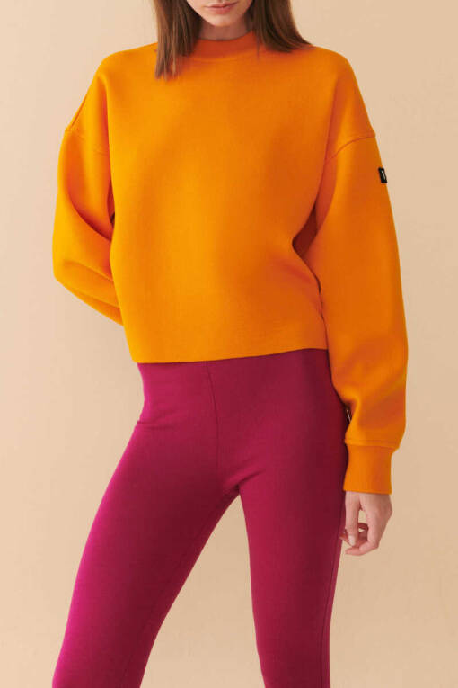 Orange Alpes Sweater - 1