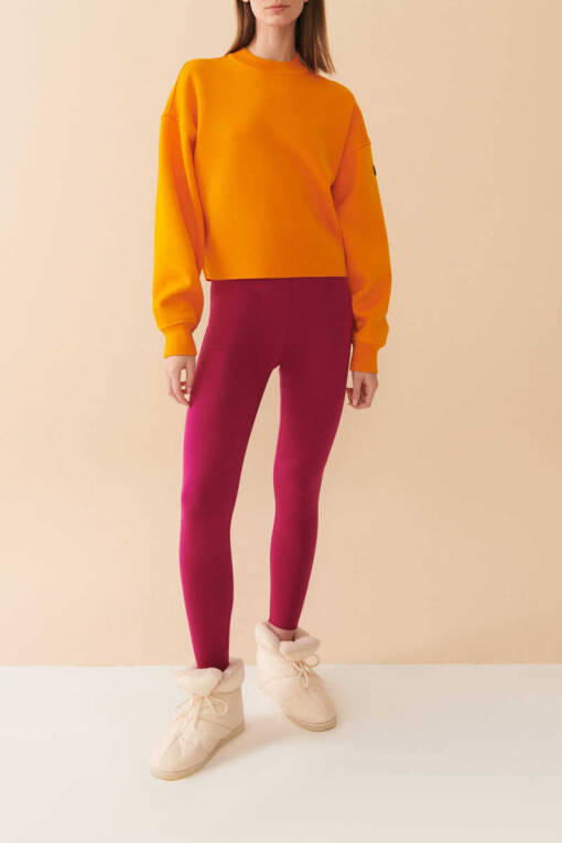 Orange Alpes Sweater - 2