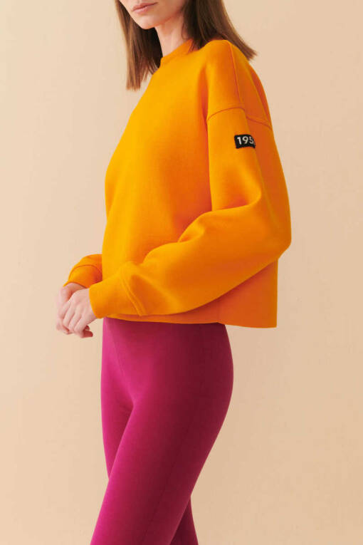 Orange Alpes Sweater - 3