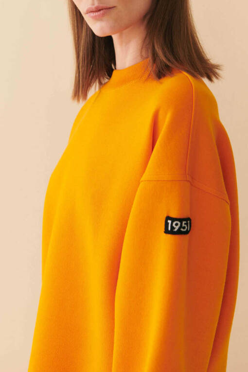 Orange Alpes Sweater - 4