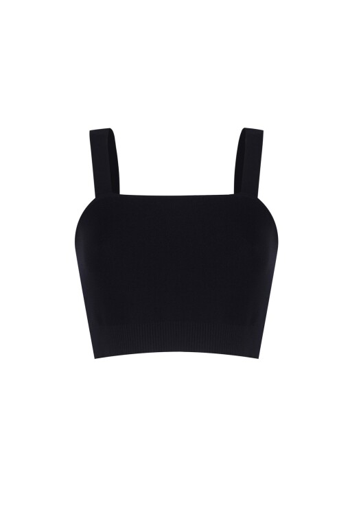 Black Crop Top - 3