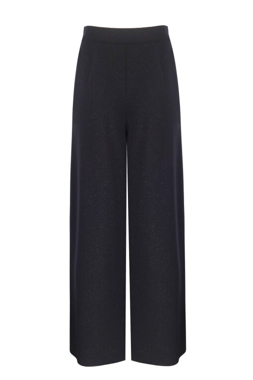 Black Knitwear Pants - 5