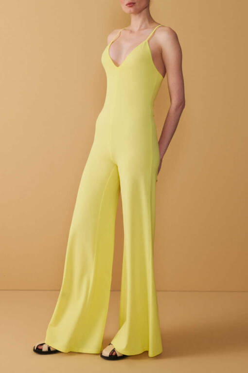 Jumpsuit with Thin Straps - 1