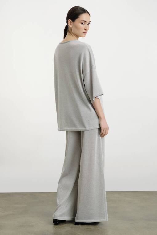 Knitwear Anthracite Pants - 2