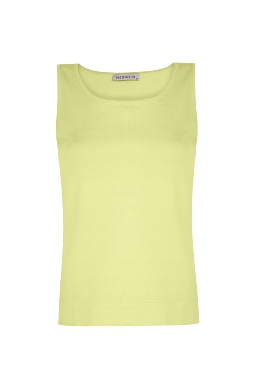 Lemon Undershirt with Thick Straps - 4