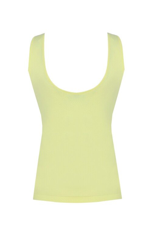 Lemon Undershirt with Thick Straps - 5