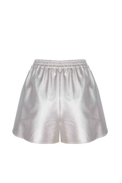 Metallic Pull On Shorts - 6