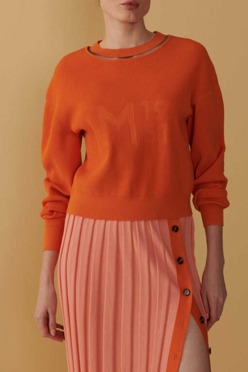 Orange Thessaloniki Sweater - 3