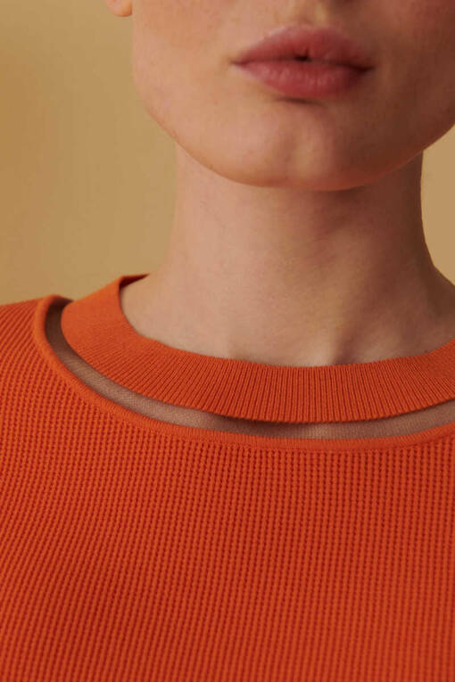 Orange Thessaloniki Sweater - 5