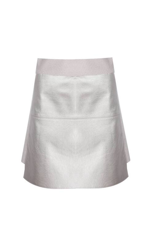 Silver Mini Skirt - 5