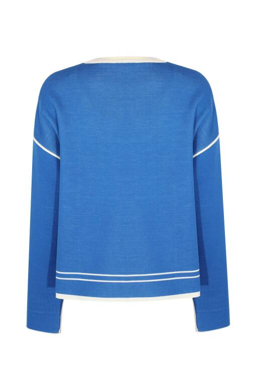 Saxe Blue Sweater Sweater - 6