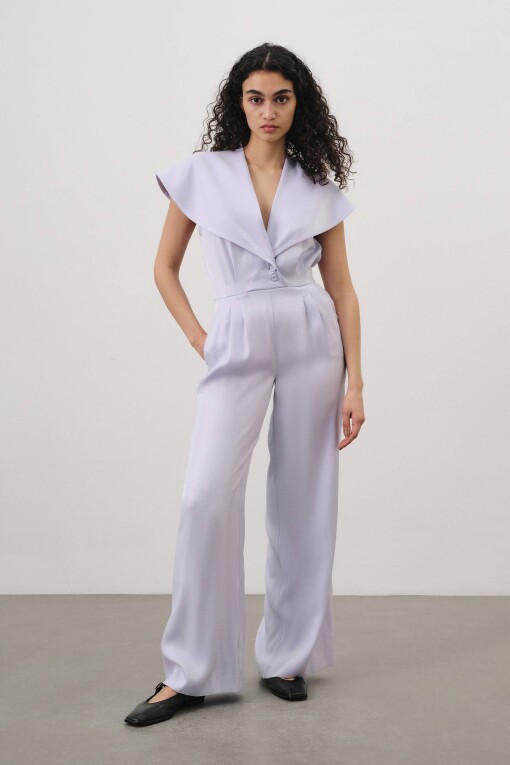 Sleeveless Jumpsuit in Lilac 