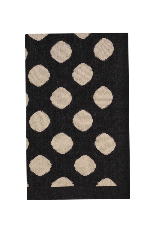 Spotted Pattern Anthracite Stone Color Blanket 