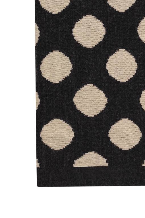 Spotted Pattern Anthracite Stone Color Blanket - 2