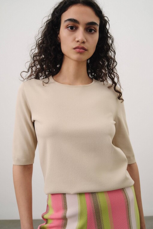 Stone Beige Women’s Sweater 