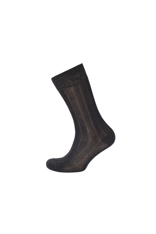 Anthracite Thin Bamboo Egyptian Socks 