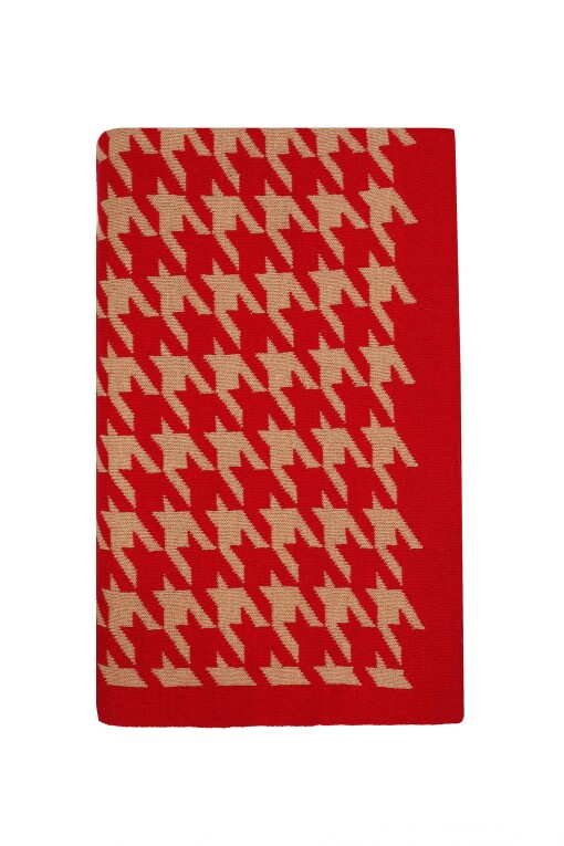 Kırmızı Karamel Battaniye 