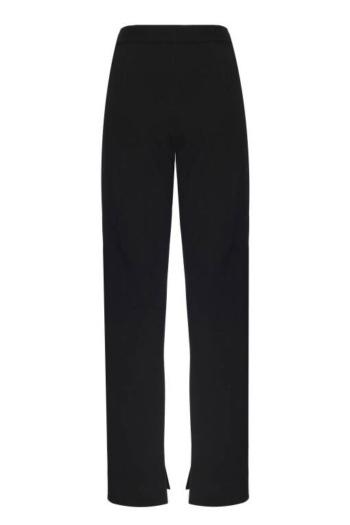 Regular Fit Siyah Pantolon - 5