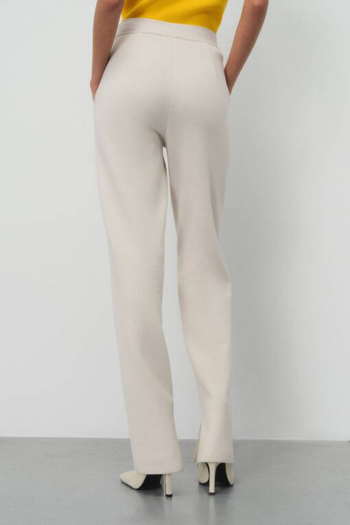 Regular Fit Taş Rengi Pantolon - 4